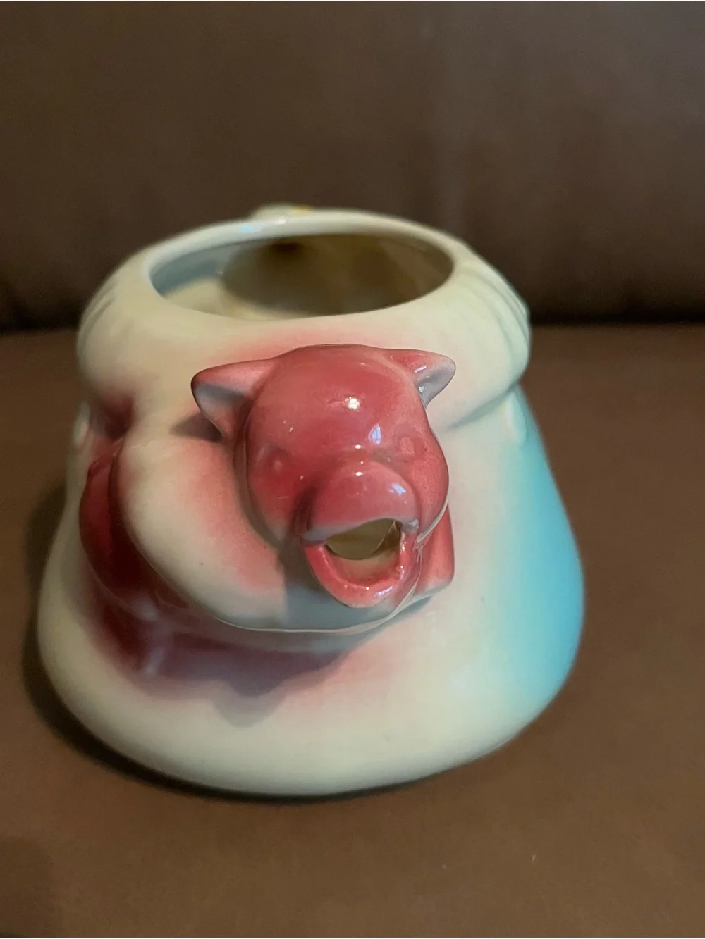 Vtg Shawnee Pottery “Tom the Piper’s Son” Figural Ceramic Pitcher